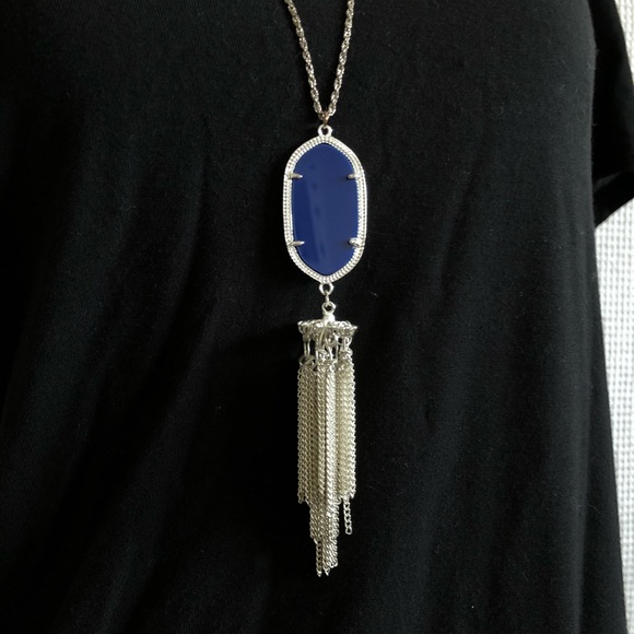 Beautiful Blue Long Necklace!! - Picture 2 of 4
